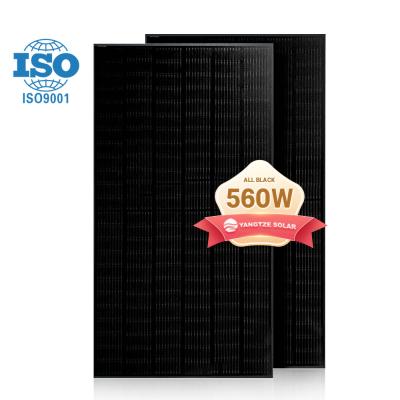 China 144 Cell Industrial Mono Facial Solar Panel Monocrystalline Silicon PV Module 560W for sale