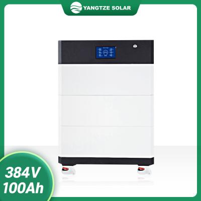 China almacenamiento de energía apilable de las baterías de litio 40KWh 384V 100Ah en venta