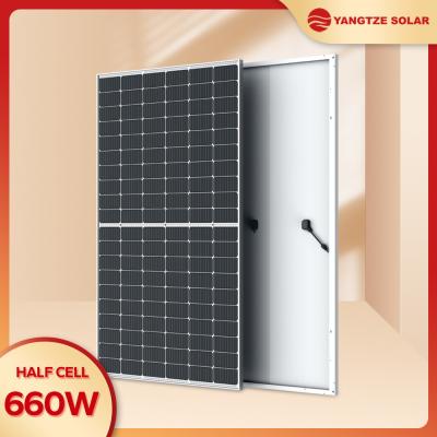 中国 660W 132cellsの両面フェイシャル太陽電池パネルのPercの細胞反PID 販売のため