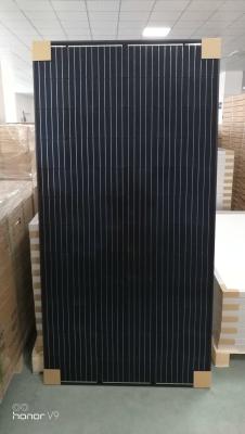 China Full Black Half Cell Mono Facial Solar Panel With TUV 36V 590 Watt for sale