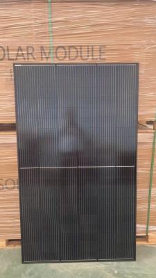 China 9BB 450W Half Cut Solar Panel / Full Black Mono Facial Solar Panel High Efficiency for sale