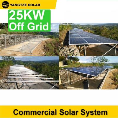 China 25KW Off Grid Cabin Solar Kit System Pure Sine Wave Solar Energy Converter for sale