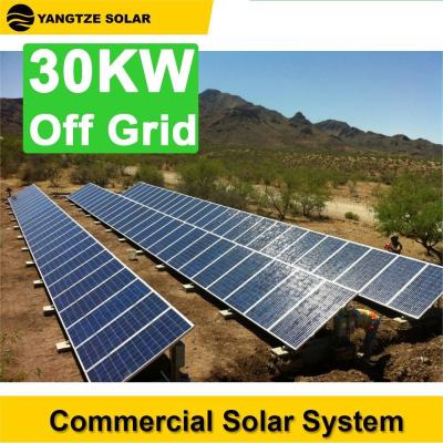 China El tejado del equipo 30KW de la Sistema Solar de la rejilla accionó Customzied en venta