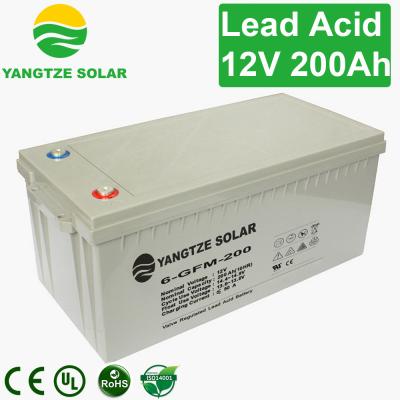 中国 12V 200Ah Low Self-Discharge Absorptive Glass Mat Battery With Operating Temperature -20℃~60℃ 販売のため