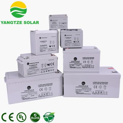 China 12V 85Ah AGM Gel Battery 10.5V-11.0V Discharge Cut-Off Voltage 14.4V-14.7V Charge Voltage Te koop