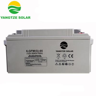 China 12V 65Ah AGM Gel Battery With ABS Plastic Battery Box for sale