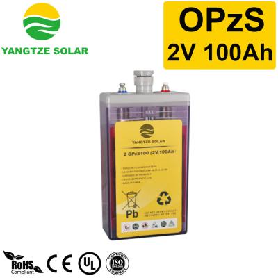 China M6 / M8 Terminal Type 2V 1000Ah Tubular OPZS Battery With ABS Container for sale