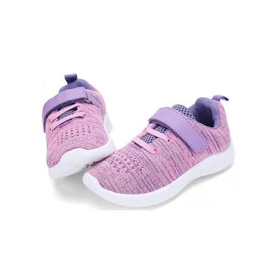 China Flyknit Kids Running Tennis Shoes Kids Athletic Sneakers For Little/Big Boys Girls for sale