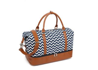 중국 Large Capacity Personalized Canvas Weekender Bags Outdoor Luggage Travel Fitness 판매용