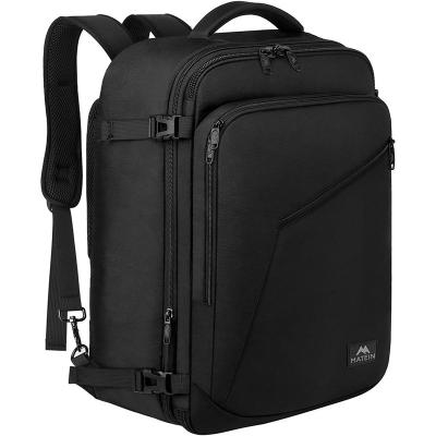 China Factory 40L Flight Approved Carry-on Bag International Durable Polyester Laptop Backpack Travel Bag à venda