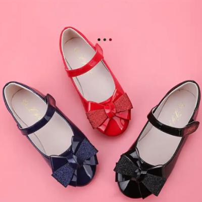 중국 발레리나 학생 매끈 부드러운 둥근 발가락 활 튼튼한 드레시 유아 봄 여름 공주 신발 소녀 판매용