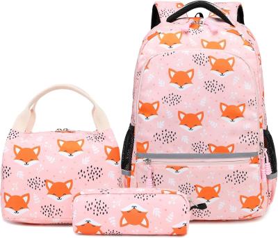 中国 Soekidy Backpacks For Girls Backpack For School Fox Unicorn Backpack Kids Backpack Set, Preschool Bookbag 販売のため