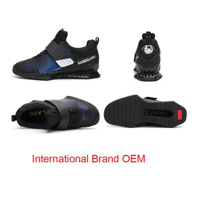Chine Men Powerlifting Athletic Snearker Shoes Comprehensive Bodybuilding Training Custom Logo à vendre
