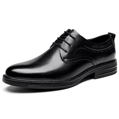 China Los hombres de cuero de Chelsea más cómodos zapatos de trabajo para hombres zapatos negros en venta