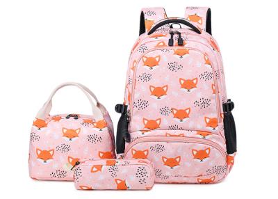 China Pink Fox Children School Bag for sale