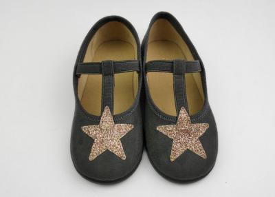 China Summer Blink Star Leather Baby Walking Shoes for sale
