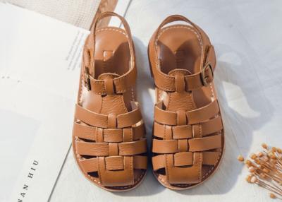 China Rubber Sole Buckle Strap Toddler Girl Gladiator Sandals for sale
