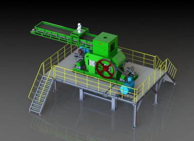 China GS1080 refinan la trituradora del molino de la máquina de pulir del rollo para el proceso de minerales en venta