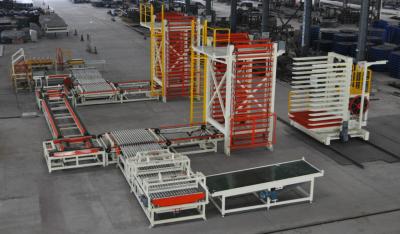 China Sistema automático feito sob encomenda 220V 380V da carga e do descarregamento para produzir telhas de assoalho à venda