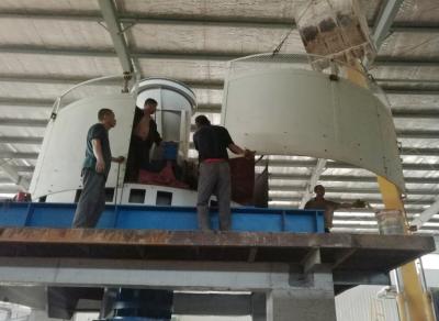 China Brick Production Line Wet Pan Mill 65200kg Weight Customized for sale