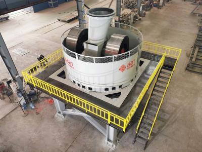 China 45 - 60 M³/H Wet Pan Mill For Clay Brick Making Line Materials Crushing Machine for sale