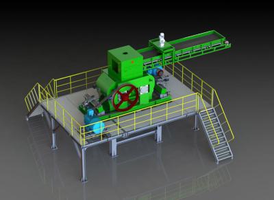 China Automatic Steel Fine Roller Crusher Machine Mill For Minerals Processing for sale