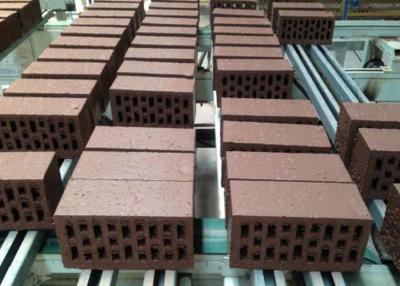 China Interlocking Clay Red Brick Making Machine With Dryer Chamber Project for sale