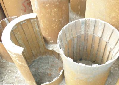 中国 粘土の煉瓦押出機の予備品は耐久力のある泥シリンダー ライニングの先を細くする 販売のため