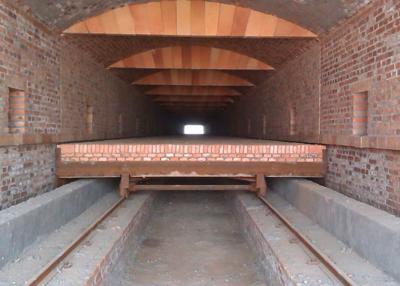 China Auto Refractory Clay Brick Tunnel Kiln Firing Process Pressure Balance System for sale