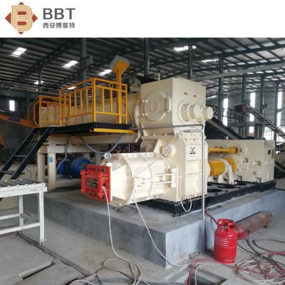 中国 Full Automatic Clay Brick Tunnel Kiln Project Vacuum Extruder Machine 販売のため