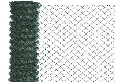China Zinc Aluminum Alloy Diamond Chain Link Fence Roll 50x50mm 4ft for sale