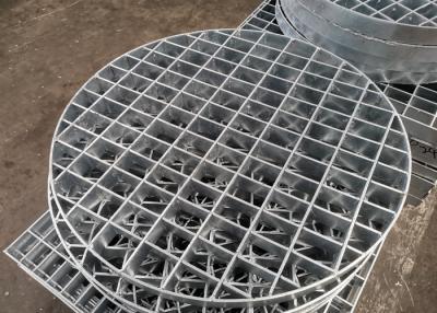 China Outdoor Round Cover Galvanized Drainage Grates S304 Pressure Locked for sale