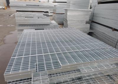 China Hot Dip Galvanized Stainless Steel Grating 8mm Thick Serrated for sale
