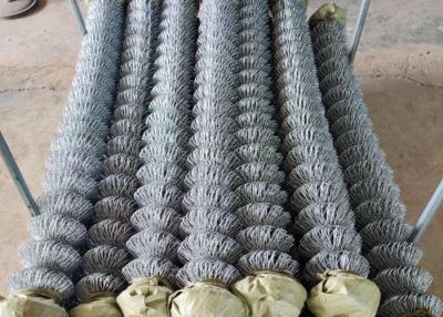 China 3.0mm Pvc Coated Galvanized Chain Link Fence With Knuckle Twist Edge for sale