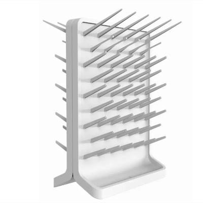 China Corrosion Resistance Single Face Lab Drying Rack Pegboard Laboratory Accessories for sale
