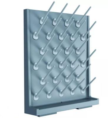 China Single Face Plastic Stainless Steel Lab Drying Rack Laboratory Accessories for sale