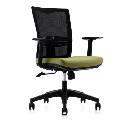 China Nylon Wheel Modern Office Task Chairs Steel Frame PU Cover for sale