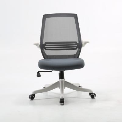 Chine Grey Office Rotating Chair en cuir véritable 26 degrés se penchent de retour à vendre