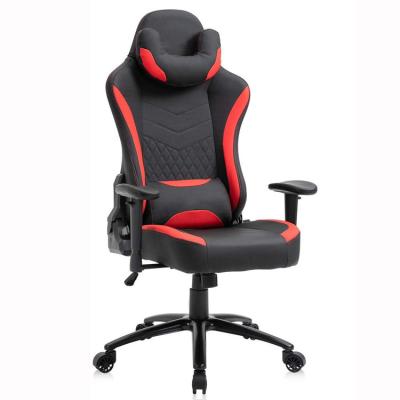 China Fabric Pillow PC Racing Chair Rocking 90 120 Degree Red Leather Swivel Chair for sale