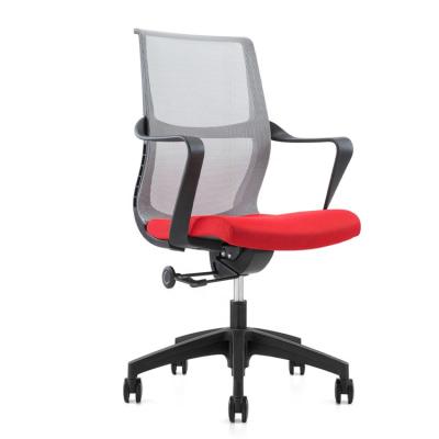 Chine Appui-tête ergonomique 16kg de Mesh Back Office Chair With de cadre noir à vendre