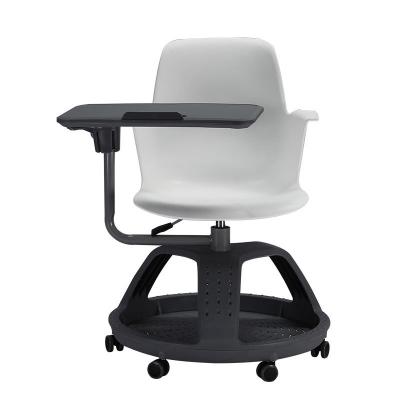 Chine Gray Frame Modern Swivel Classroom Chairs With Tablet 18kg à vendre
