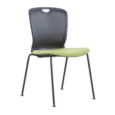 China Seat Pad Conference Room Chairs Paint Fabric Stackable Dining Chairs for sale