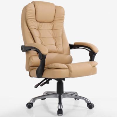 China Commercial Ergonomic Executive Chair YT-328 Brown Leather Office Chair for sale