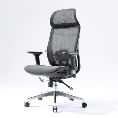 中国 旋回装置の完全な網の執行部の椅子の黒色の高い設計 販売のため