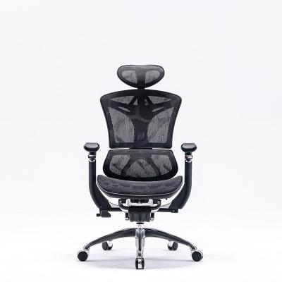 China Cadeira ergonômica do escritório do braço inteiro do plutônio de Mesh High Back 4D com assento para pés à venda
