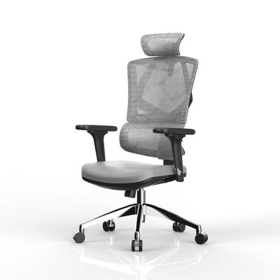 China Ergonomic Headrest Swivel Office Chairs Adjustable Customized for sale