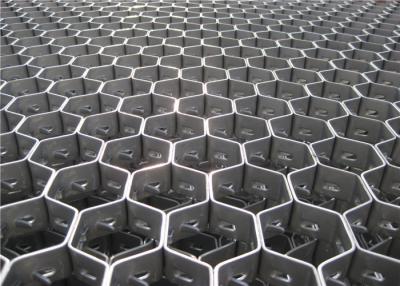 China Flex Stainless Steel Expanded Metal Grating Refractory Lining Hexmesh for sale