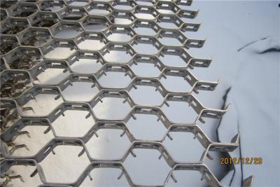 China AISI321 Stainless Steel Hex Mesh Refractory Lining 1m-2m Width for sale