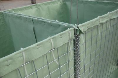 中国 MIL 7 防護バリアバッグ 砂 Hesco 壁システム 溶接されたガビオン 販売のため