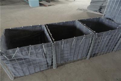 China Anti Corrosion Gabion Hesco Wall Barrier Hot Dip Galvanized Coating for sale
